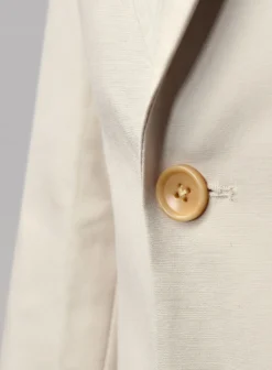 Light Beige Feather Cotton Canvas Stretch Suit II -Studiosuits Shop ligtbeigefethrcotoncanvastretchsuitlok 2