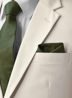 Light Beige Feather Cotton Canvas Stretch Suit II -Studiosuits Shop ligtbeigefethrcotoncanvastretchsuitlok 3