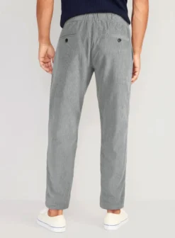 Easy Pants Light Gray Corduroy -Studiosuits Shop litgraycordeasypntslk 4