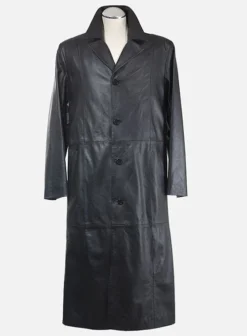 Leather Long Coat #201 - 11 Colors