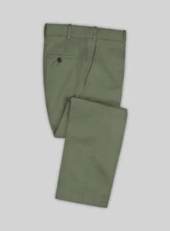 Loro Piana Green Cotton Pants