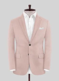 Marco Stretch Pink Wool Suit -Studiosuits Shop marcostretchpinkwoolsuitlk 2