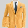 Naples Yellow Corduroy Suit