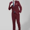 Napolean Cherry Bomb Wool Suit