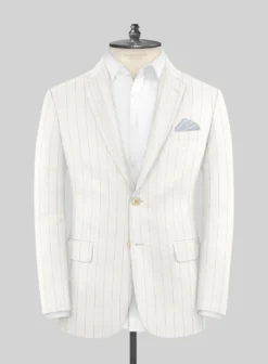 Napolean Artisan Band Ivory Wool Jacket