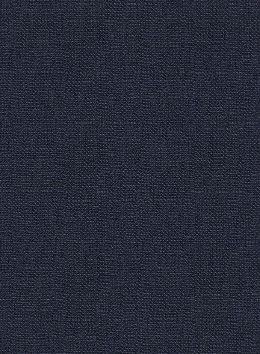 Napolean Bob Weave Blue Wool Tuxedo Jacket 2 Napolean Bob Weave Blue Wool Tuxedo Jacket - Image 2