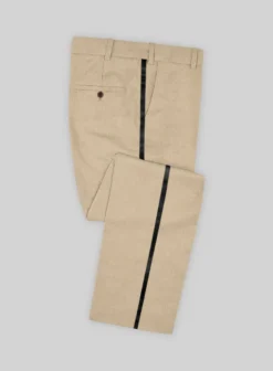 Napolean Khaki Wool Tuxedo Suit 11 Napolean Khaki Wool Tuxedo Suit -Studiosuits Shop napoleankhakiwooltuxedosuitlook 2