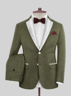 Napolean Limeade Green Wool Tuxedo Suit