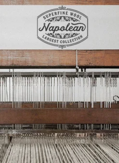 Napolean Mini Houndstooth Blue Wool Tuxedo Jacket 9 Napolean Mini Houndstooth Blue Wool Tuxedo Jacket -Studiosuits Shop napoleanminihndsthbluewltuxjaclk 3