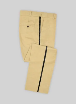 Napolean Old Khaki Wool Tuxedo Suit -Studiosuits Shop napoleanoldkhakiwooltuxedosuit 2