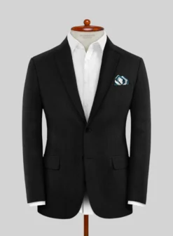 Napolean Party Stripe Black Wool Suit -Studiosuits Shop napoleanpartystripeblkwlsuit 2