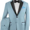 Napolean Taj Blue Wool Tuxedo Suit
