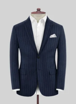 Napolean Broadway Blue Wool Suit -Studiosuits Shop napoleonbroadwaybluewoolsuitlk 2