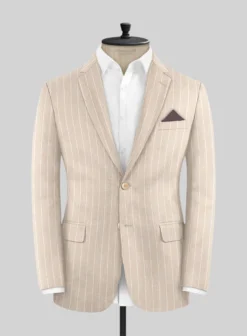 Napolean Como Bar Beige Wool Suit -Studiosuits Shop napoleoncomobarbeigewoolsuitlk 2