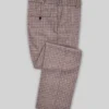 Noble Isidora Check Wool Silk Linen Pants