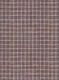 Noble Isidora Check Wool Silk Linen Pants -Studiosuits Shop nobleisidoracheckwoolsilklinenpntlk 2