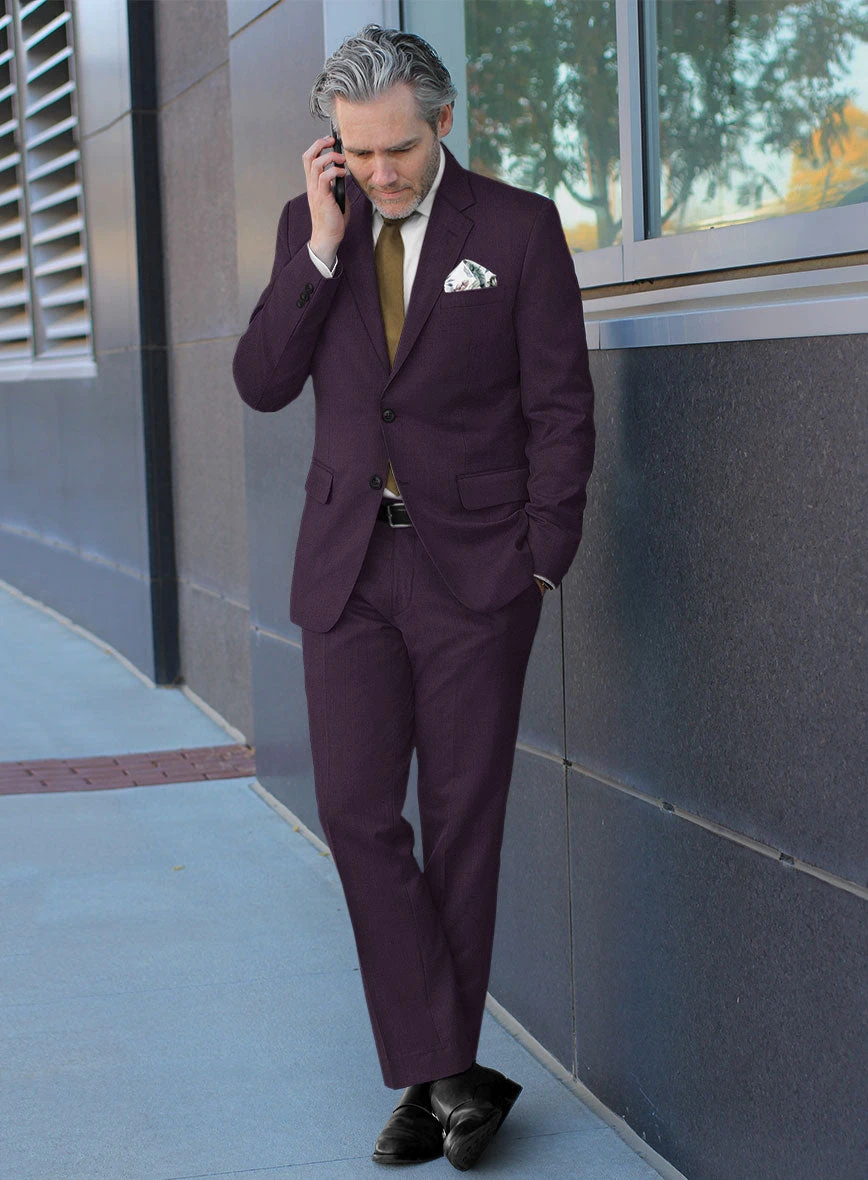 Reda Mauve Wool Suit 2 Reda Mauve Wool Suit - Image 2