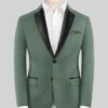 Sage Green Tuxedo Jacket