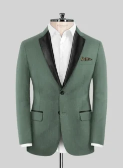 Sage Green Tuxedo Jacket
