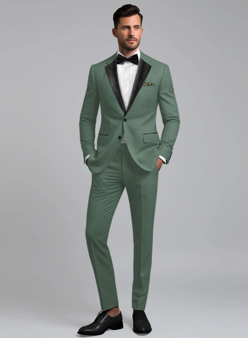 Sage Green Tuxedo Suit 2 Sage Green Tuxedo Suit - Image 2