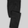 Scabal Black Cotton Stretch Pants