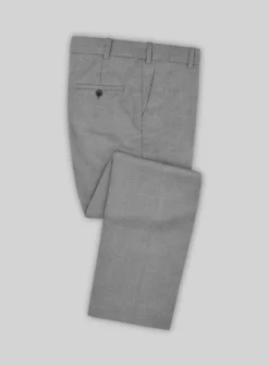 Scabal Cosmopolitan Light Gray Wool Pants