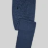 Scabal Cosmopolitan Nailhead Blue Wool Pants