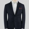 Scabal Cosmopolitan Varlli Blue Wool Jacket