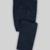 Scabal Dark Navy Cotton Stretch Pants