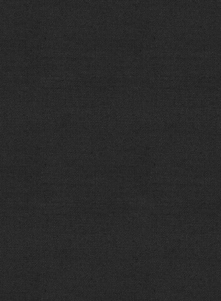 Scabal Londoner Black Wool Pants 2 Scabal Londoner Black Wool Pants - Image 2