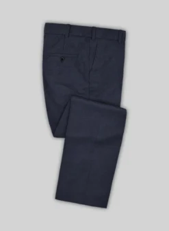 Scabal Ploci Blue Wool Pants