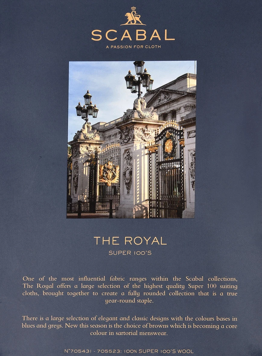 Scabal Sabo Checks Gray Wool Pants 5 Scabal Sabo Checks Gray Wool Pants - Image 5