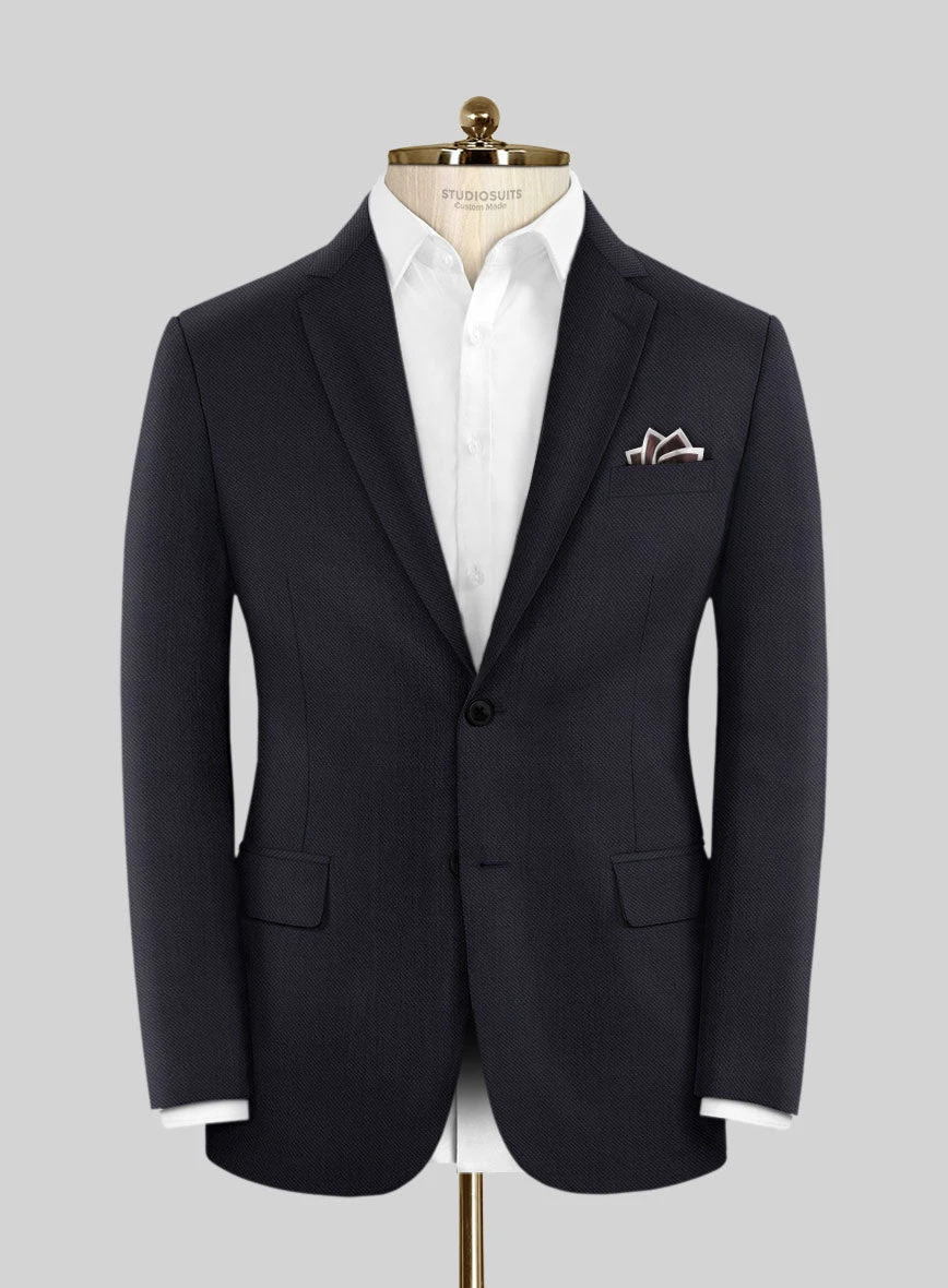 Scabal Vistre Blue Wool Suit 3 Scabal Vistre Blue Wool Suit - Image 3