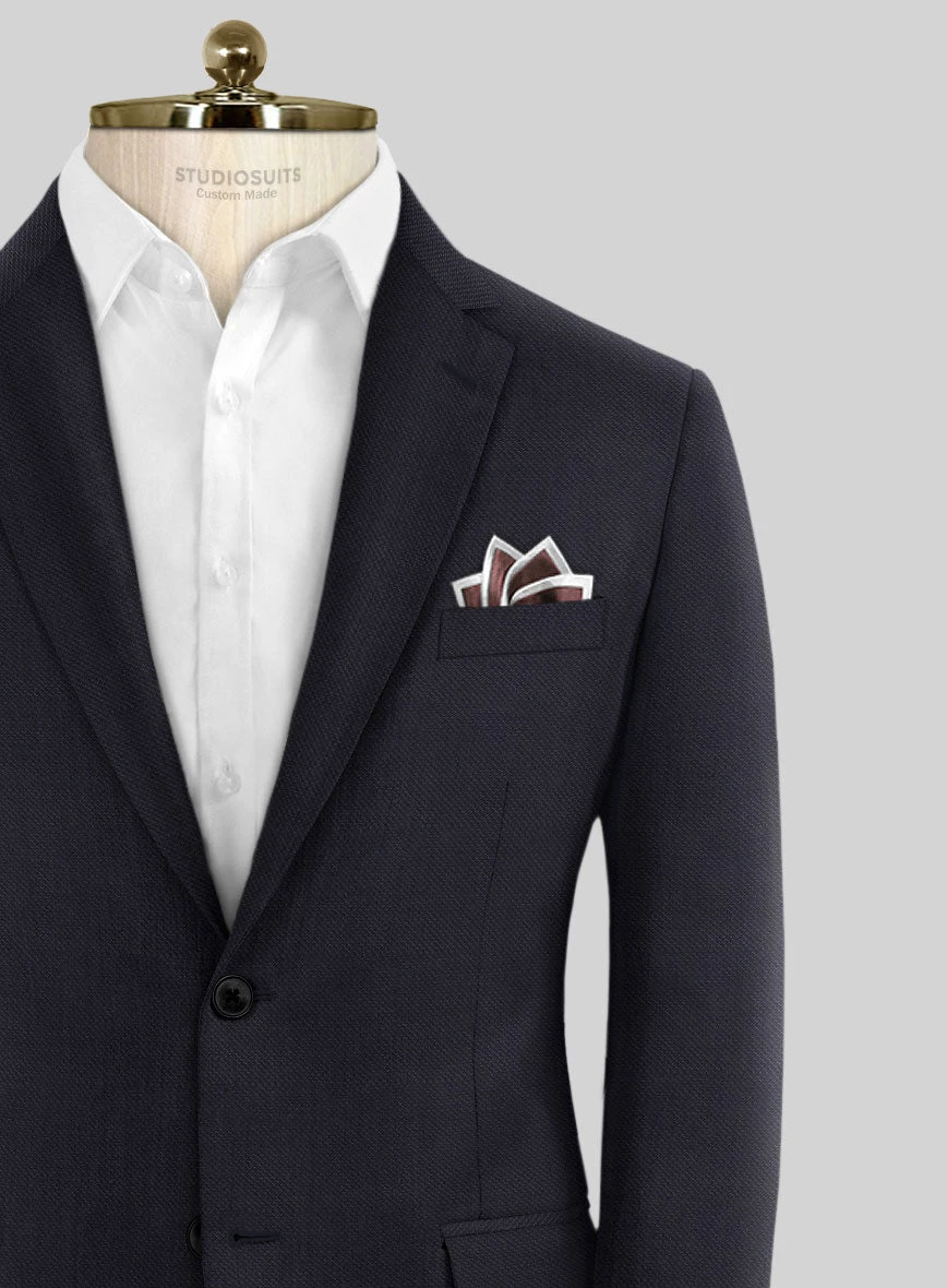 Scabal Vistre Blue Wool Suit 4 Scabal Vistre Blue Wool Suit - Image 4
