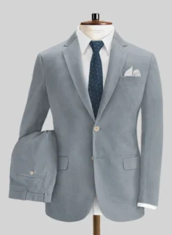 Slate Blue Stretch Chino Suit