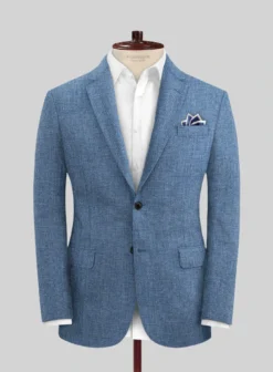 Solbiati Denim Light Blue Linen Jacket