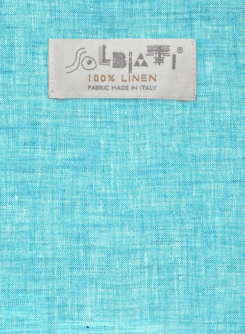 Solbiati Robin Blue Linen Shirt 3 Solbiati Robin Blue Linen Shirt - Image 3