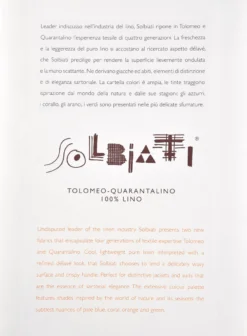 Solbiati Denim Light Blue Linen Jacket -Studiosuits Shop solbiatitolemeo 1 fba998f2 7c4d 47af adaa bf2d2f8b7b61