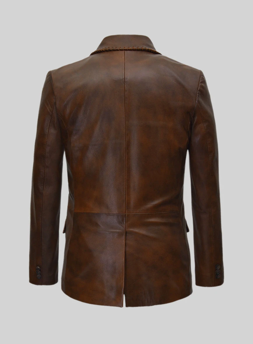 Spanish Brown Medieval Leather Suit 5 Spanish Brown Medieval Leather Suit - Image 5