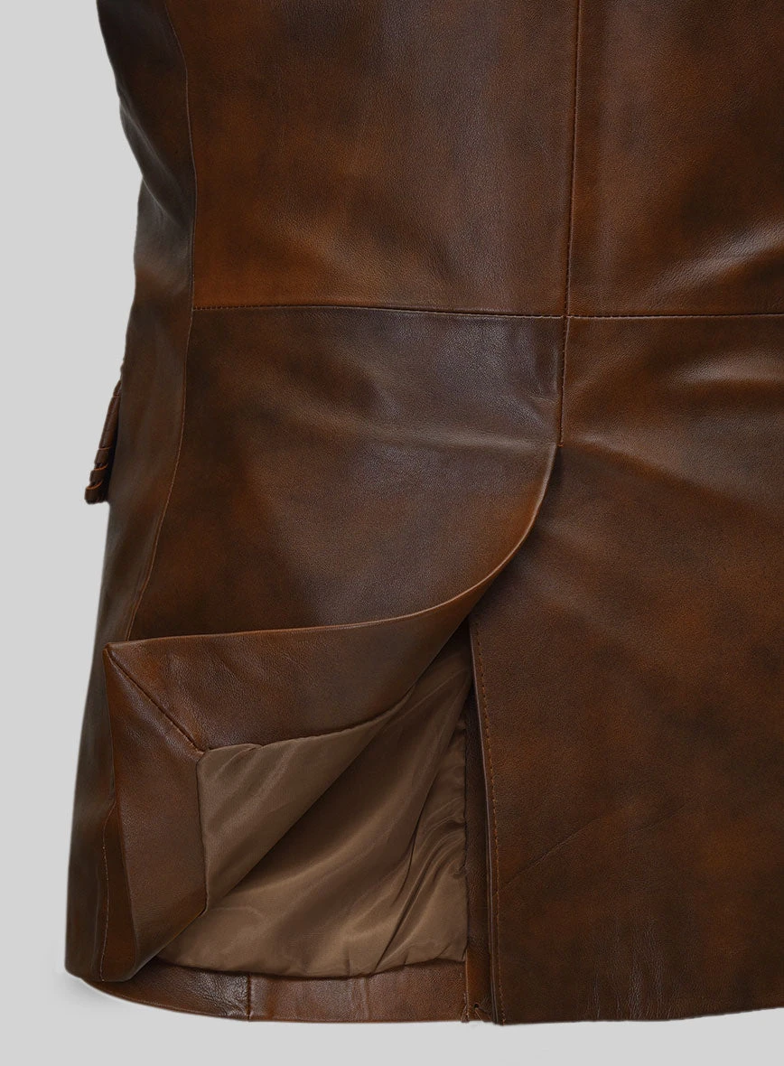 Spanish Brown Medieval Leather Suit 7 Spanish Brown Medieval Leather Suit - Image 7