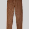 Easy Pants Spring Brown Corduroy