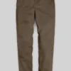 Washed Stretch Summer Brown Chino Pants
