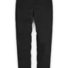 Washed Black Stretch Chino Pants