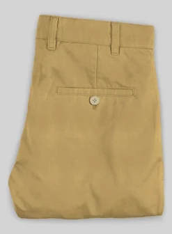 Washed Khaki Stretch Chino Pants -Studiosuits Shop stretchinokhakiwashlook 1