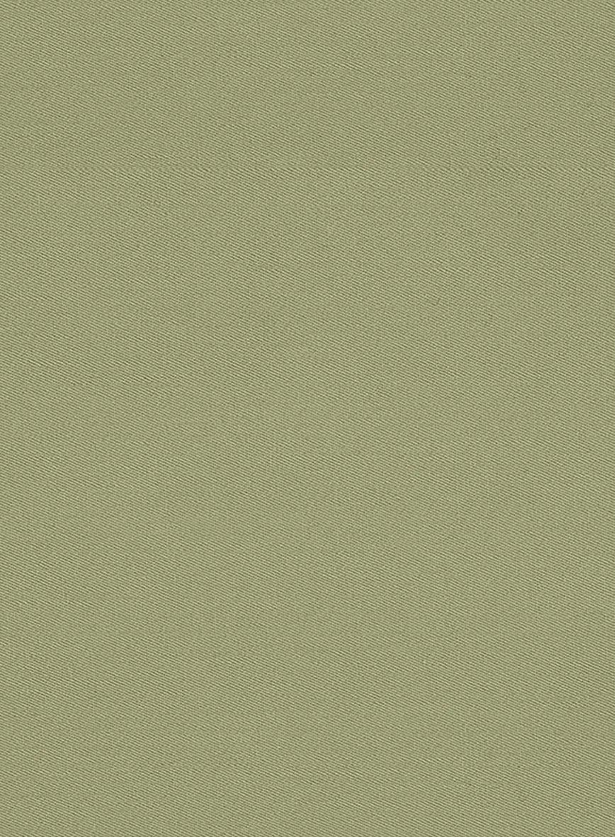 Washed Stretch Summer Army Green Chino Pants 4 Washed Stretch Summer Army Green Chino Pants - Image 4