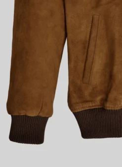 Suede Bomber Jacket -Studiosuits Shop suedebomberjacketlk 2