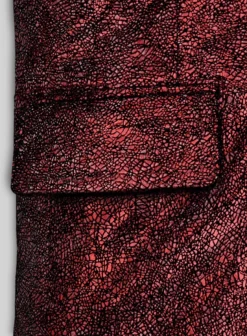 Twilight Red Leather Blazer -Studiosuits Shop twilightredleatherblazerlk 3