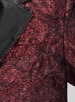 Twilight Red Medieval Tuxedo Leather Blazer -Studiosuits Shop twilightredmedievlatuxedoleatherblazrlook 3