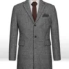 Vintage Glasgow Gray Tweed Overcoat