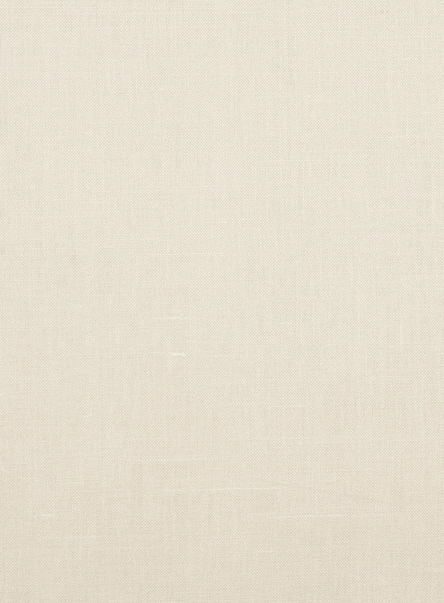 Washed Beige Cotton Linen Shirt 2 Washed Beige Cotton Linen Shirt - Image 2